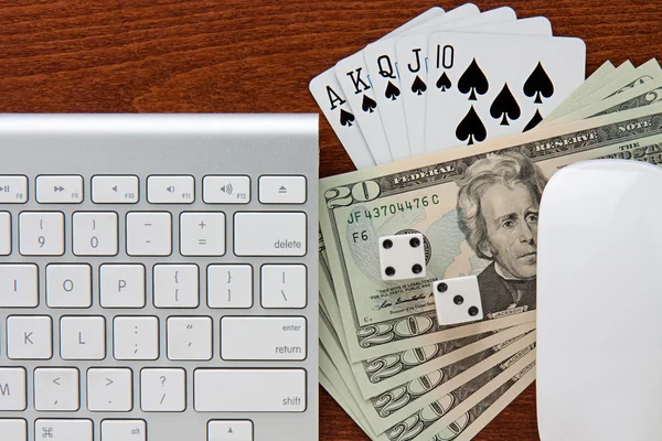 Online hazardní hry — Stock fotografie