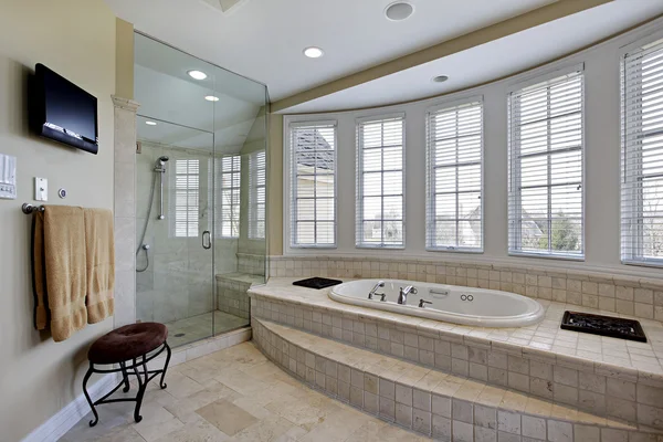 Master bath in luxury home — Stock Photo, Image