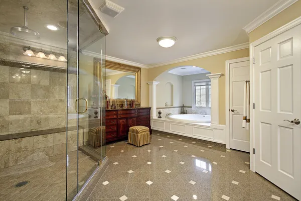 Large master bath — Stock Image Large master bath Royalty Free Stock Photos