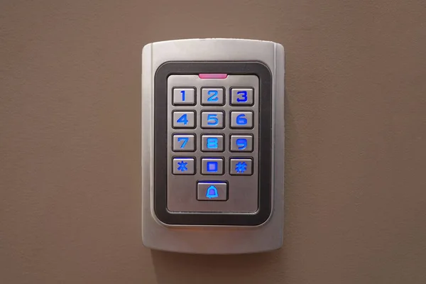 Secure Password Keyboard Opening Office Password Code Security Keypad System — Fotografia de Stock