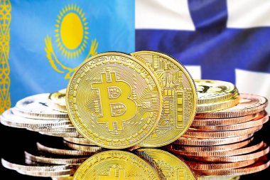 Kazakistan ve Finlandiya 'nın arka planında Bitcoin' ler var. Kazakistan ve Finlandiya 'daki kripto para birimi ve engelleme teknolojisi yatırımcıları için kavram