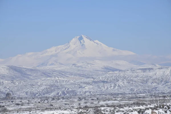 Anatólia Vulkáni Erciyes Hegye — Stock Fotó