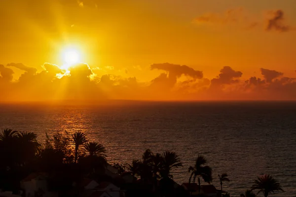 Světlý Východ Slunce Východním Pobřeží Fuerteventury Španělského Kanárského Ostrova Atlantském — Stock fotografie