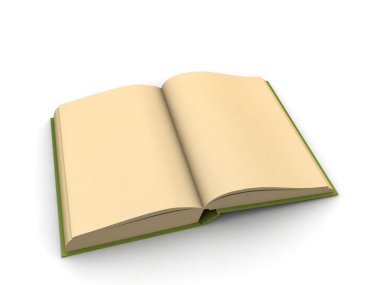 Açık kitap temizleyin