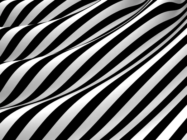 Abstract black and white waves background — Stock Photo, Image