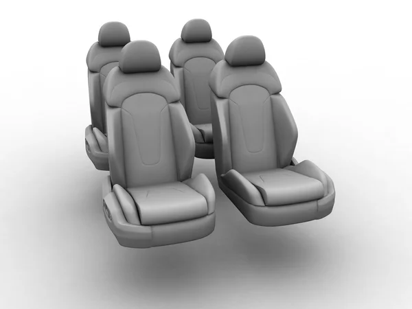 Four car seats — Stock Photo, Image