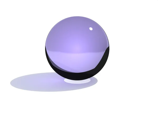 3D-s üveg gömb — Stock Fotó