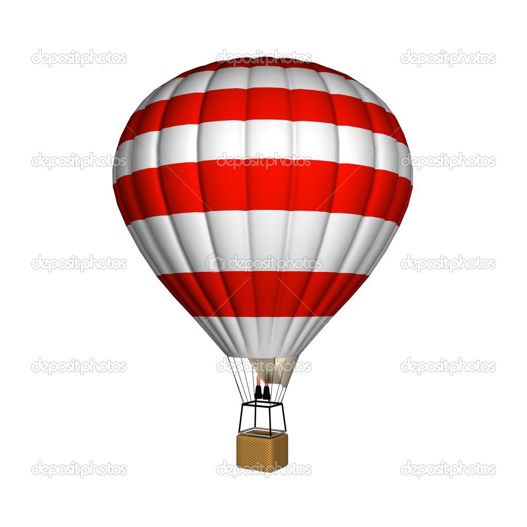 Hot air balloon.