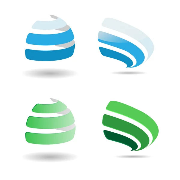 logo web tasarım öğeleri kümesi