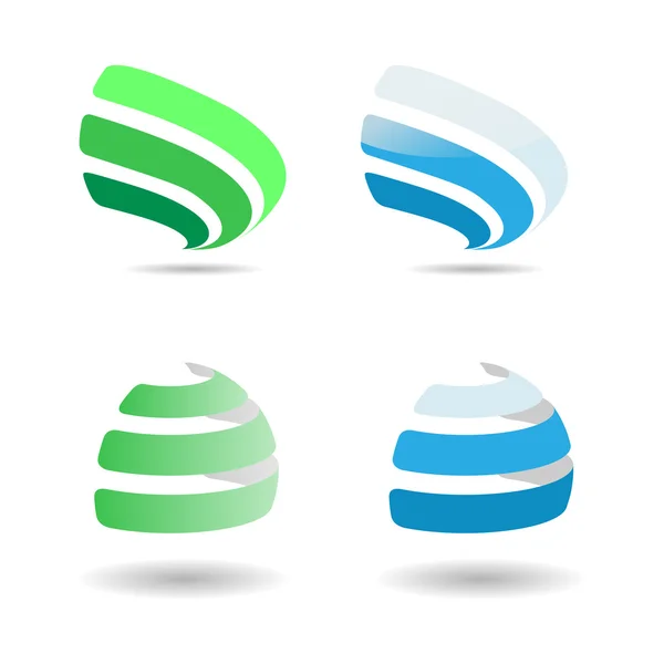 logo web tasarım öğeleri kümesi