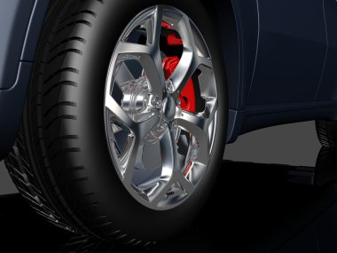 3D araba modeli