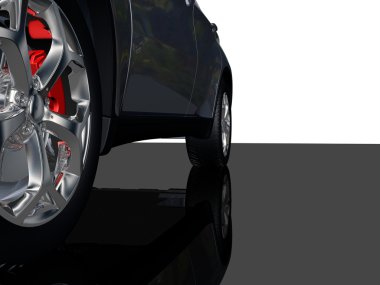 3D araba modeli