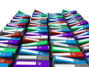 deste kağıt klasörleri