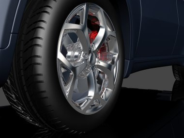 3D araba modeli