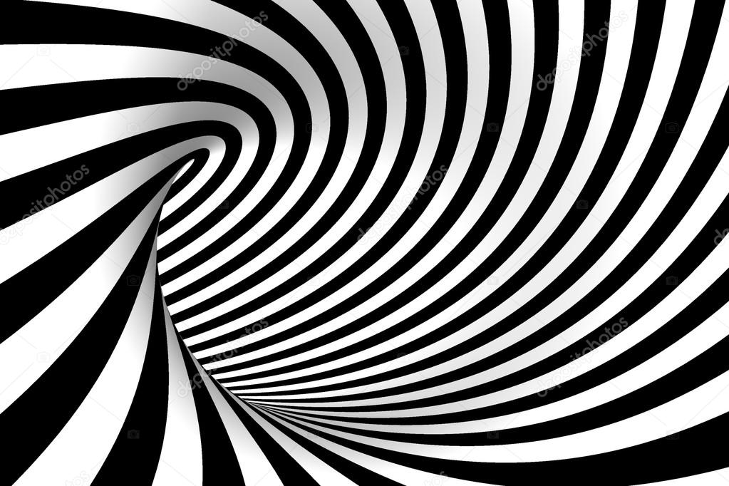 Abstract swirl black and white background — Stock Photo