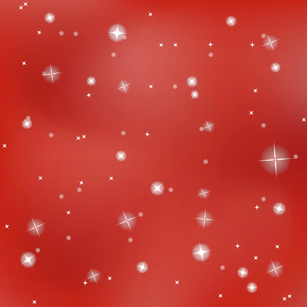 Fondo rojo de Navidad — Vector de stock