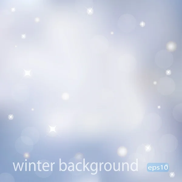 Fondo abstracto invierno — Vector de stock