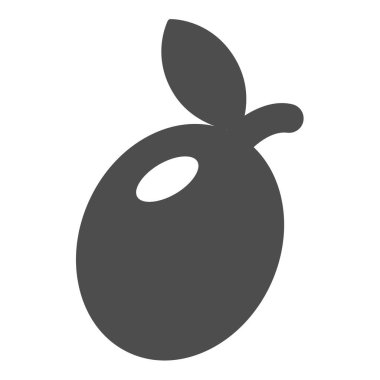 Yapraklı erik, kumar makinesi katı ikonu, kumar konsepti, beyaz arka planda slot makinesi vektör işareti, mobil konsept ve web tasarımı için glyph tarzı simge. Vektör grafikleri.