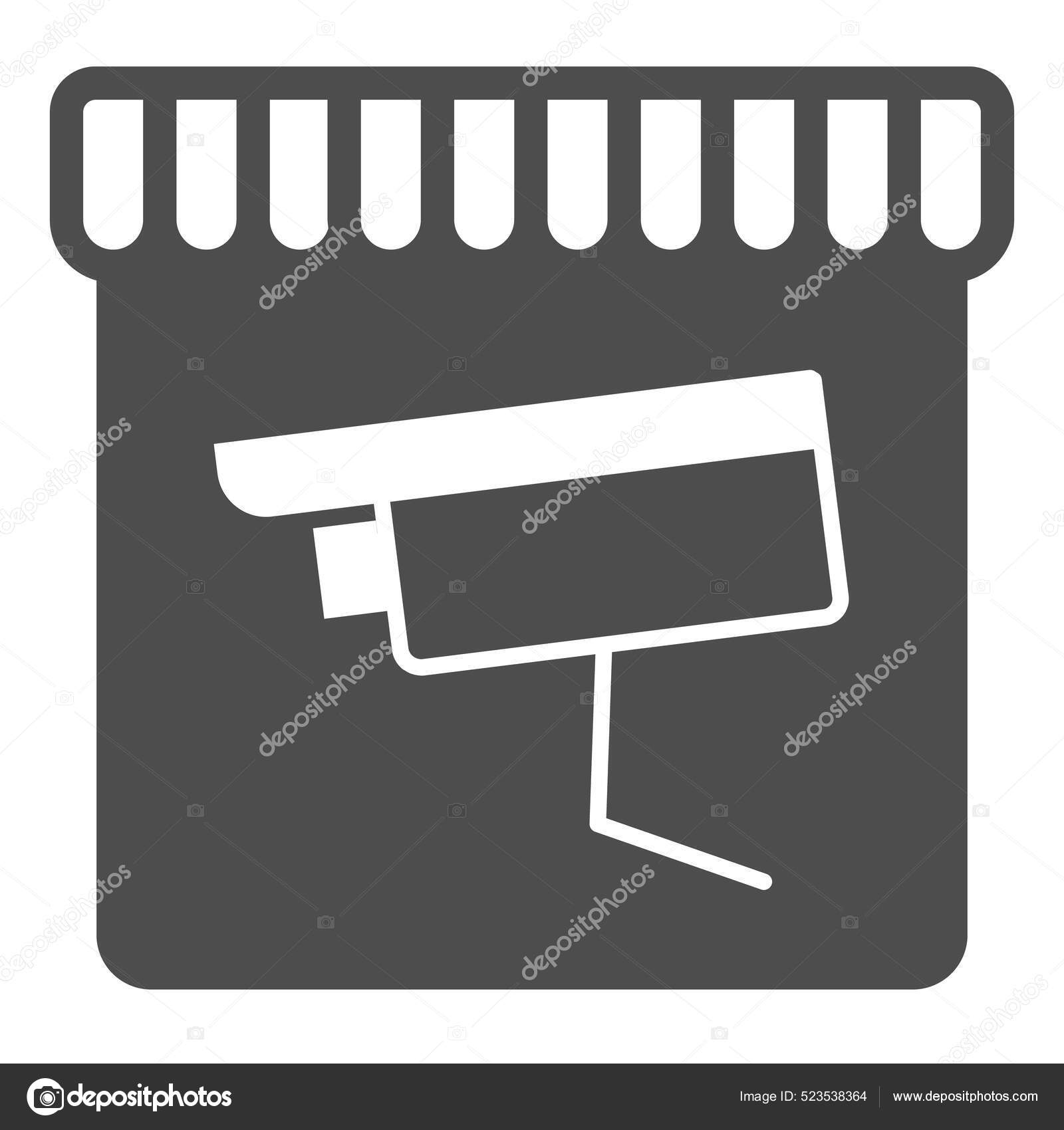 Камера Видеонаблюдения, Магазин, Магазин, Клиент, Надежная Иконка.