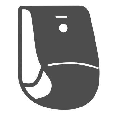 Hareket sensörü, koruma, güvenlik, CCTV, duvar monte edilmiş katı simge, CCTV konsepti, beyaz arka planda güvenli vektör işareti, mobil konsept ve web tasarımı için glifli simge. Vektör grafikleri.