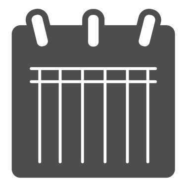 Takvim, zaman çizelgesi, zaman çizelgesi, program, atama simgesi, eğitim konsepti, beyaz arkaplan üzerinde düzenleyici vektör işareti, mobil konsept ve web tasarımı için kabartma biçimi simgesi. Vektör grafikleri.