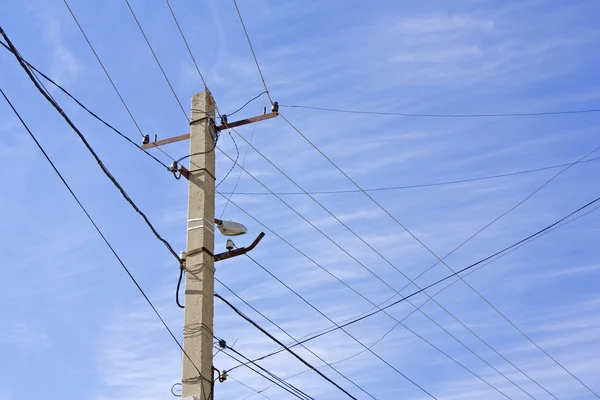 Elektrische leidingen Rechtenvrije Stockafbeeldingen