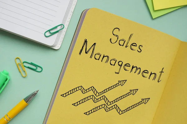 Sales Management Wordt Weergegeven Een Foto Met Tekst — Stockfoto