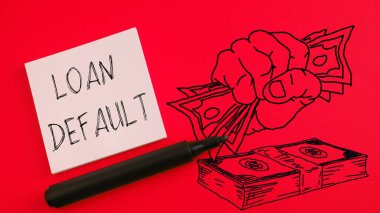 Loan Default is shown on a photo using the text