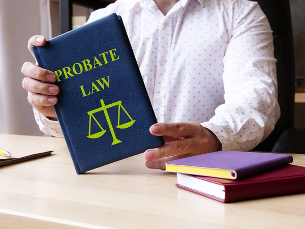 Probate Law Shown Photo Using Text —  Fotos de Stock