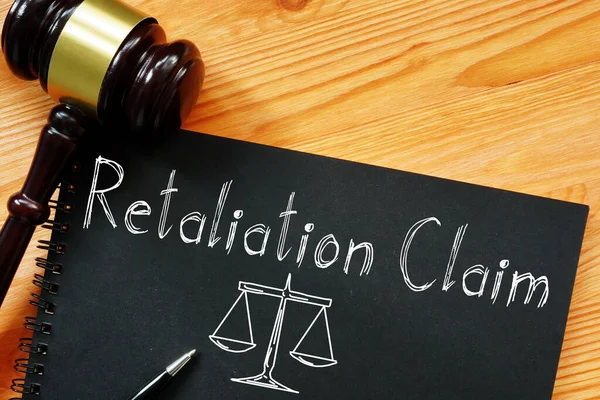 Retaliation Claim Shown Photo Using Text — Stock Photo, Image