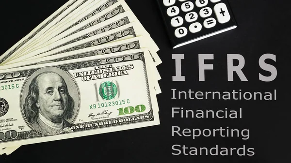 International Financial Reporting Standards Ifrs Shown Using Text — Stock Photo, Image