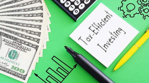 Vergi Verimli Yatırım bir metin kullanılarak gösteriliyor