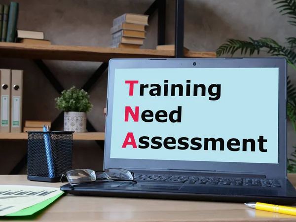 Training Need Assessment Tna Viene Mostrato Usando Testo — Foto Stock