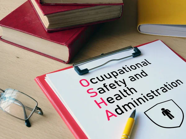 Ocuupational Safety and Health Administration OSHA is shown using a text