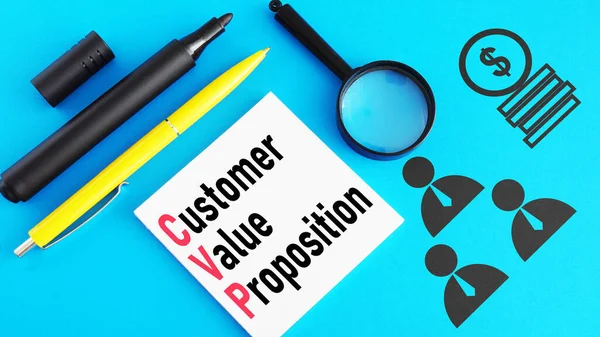 Customer Value Proposition CVP is shown using a text