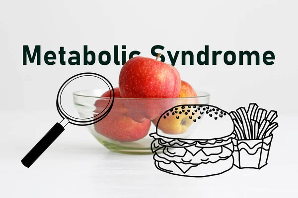Sindrome Metabolica Viene Mostrato Utilizzando Testo — Foto Stock