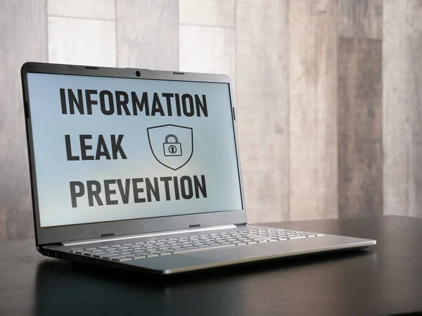 Information Leak Prevention is shown using a text