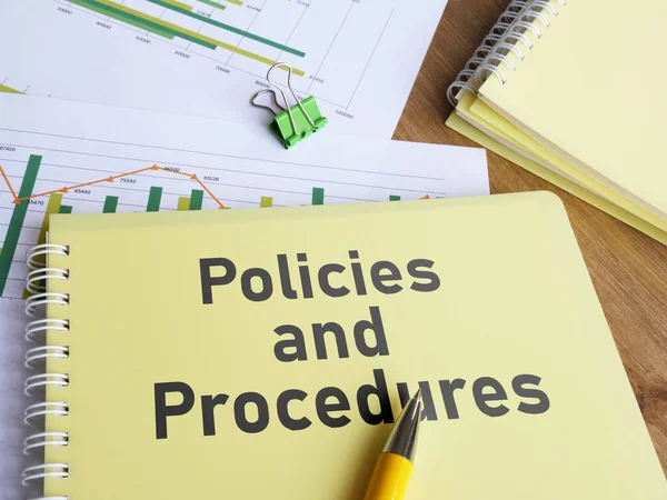 Policies Procedures Shown Using Text — Stock Photo, Image