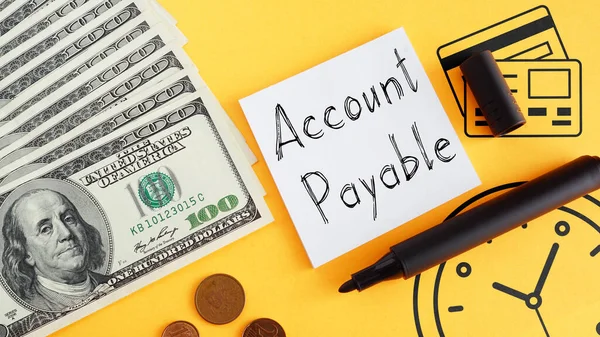 Account Payable Shown Using Text — 图库照片