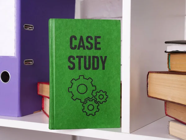 Case Study Shown Using Text — Stock Photo, Image