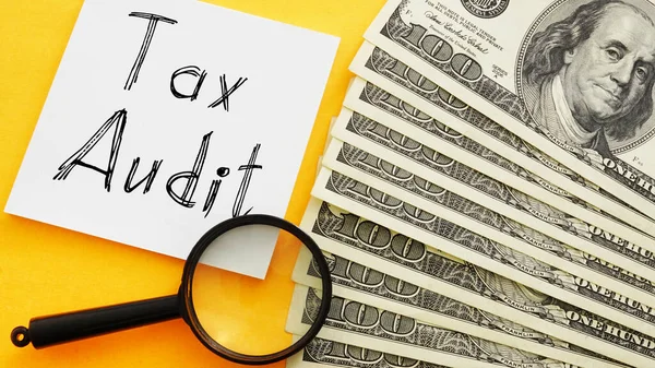 Tax Audit Shown Using Text — Foto de Stock