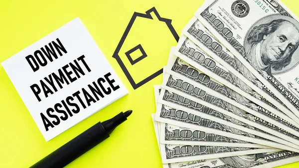Payment Assistance Shown Using Text — Stock Photo, Image