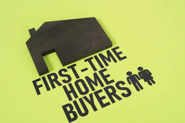 First-time home buyers are shown using a text