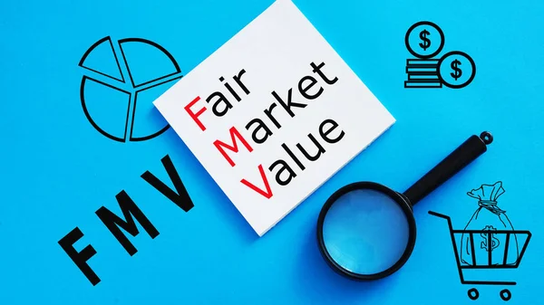 Fair Market Value Fmv Shown Using Text — Foto Stock
