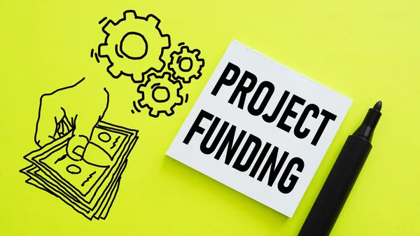 Project Funding is shown using a text