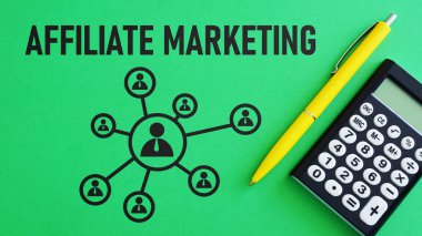 Bağlı Pazarlama bir metin kullanılarak gösterilir