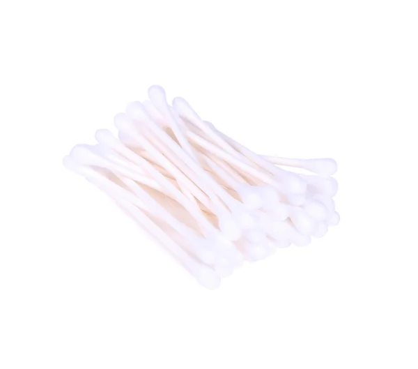 Cotton buds isolated on the white background — Stock Photo, Image