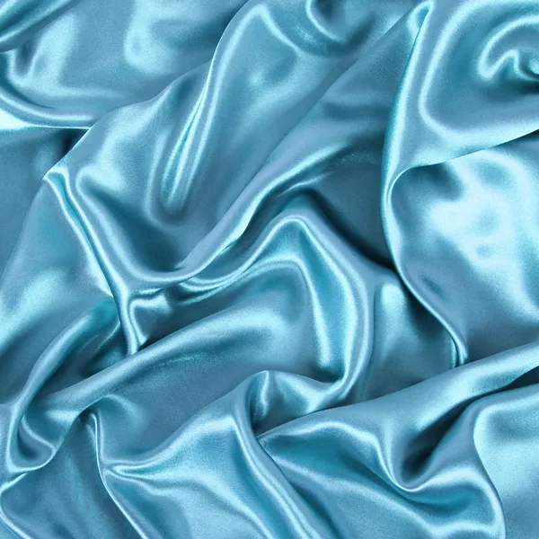 Turquoise silk background — Stock Photo, Image