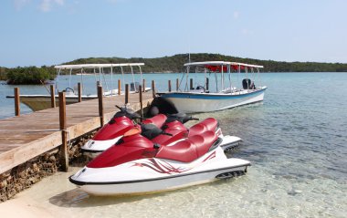 Sahilde Jet Ski. tatil