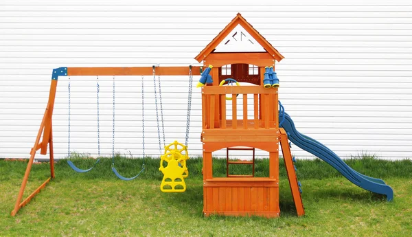 Playground without children. — Stock Photo, Image